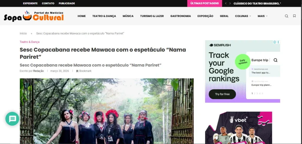 sesc copacabana mawaca